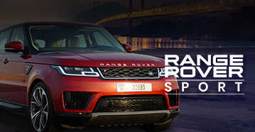 Range Rover Red Rental in Dubai